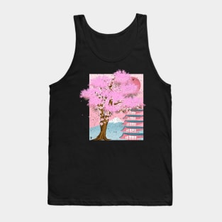 Japan Sakura Japanese Cherry Blossom Tank Top